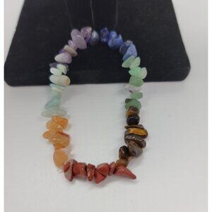 Reiki Seven Chakra Beaded Stretch Bracelet - Enhance Spiritual Awareness and Inn